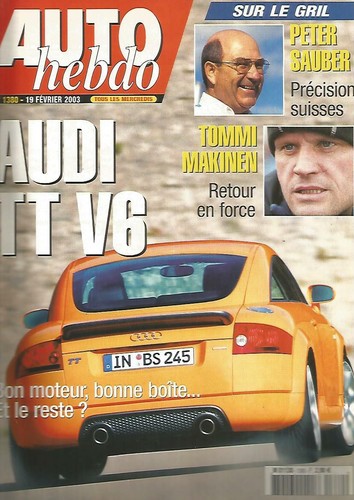 Auto hebdo 1380 sauber - p.,