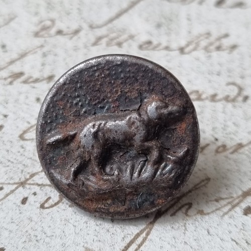 Bouton vénerie ancien - vénerie,