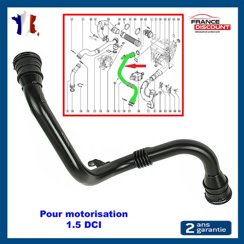 Tuyau intercooler turbo prévu - intercooler,