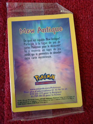 Pokemon card carte mew antique - mew,