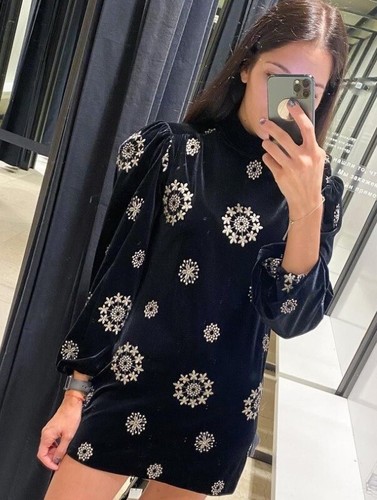 Zara velours noir - zara,