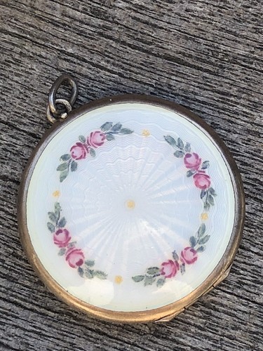 Médaillon pendentif argent - pendentif, en