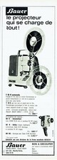 Publicité Advertising 120 1963 projecteur T10R automatic Bauer France Photo