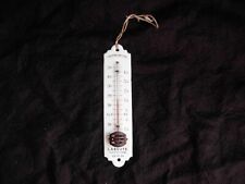 ANCIEN THERMOMETRE PUBLICITAIRE EMAILLE,LABOUTE OPTICIEN,GIEN,DEBUT XXème.