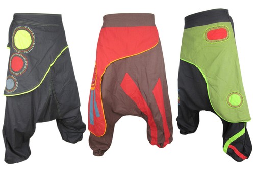 Hippie rétro patch pantalon - hippie,