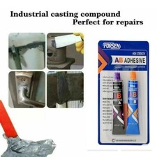 Pâte Colle Industriel Métal Réparation Chaleur BI-COMPOSANT Soudure A & B Gel