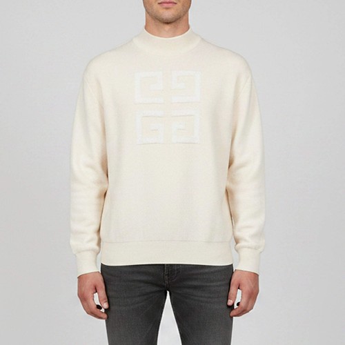Pull tricoté givenchy cream - pull,