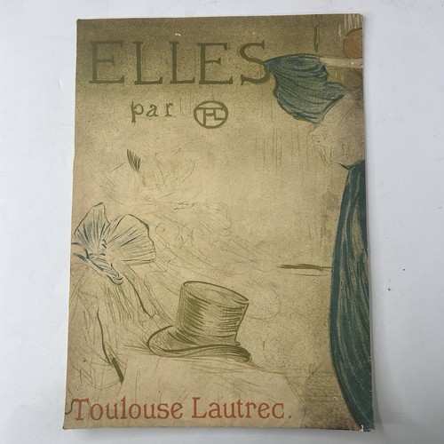 Affiche elles toulouse lautrec - affiche,
