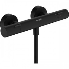 Mitigeur de douche thermostatique Ecostat fine noir HANSGROHE