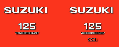 Suzuki 125 orange - orange,