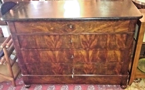 Commode restauration acajou - en,