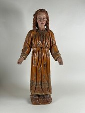 Important sujet en bois