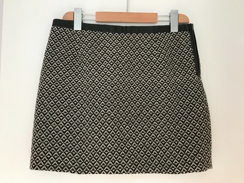 Jupe courte cuir tissu - jupe,