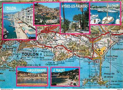 Carte postale var - -, la