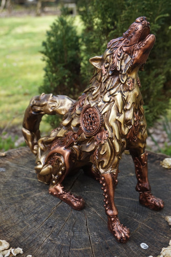 97298 figurine crane loup 25 - loup,