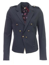 Veste Blazer officier femme ICODE IKKS  Milano bleu marine navy QE4003449