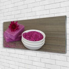 Tableau mural Image sur Plexiglas® 125x50 Art Savons Sable