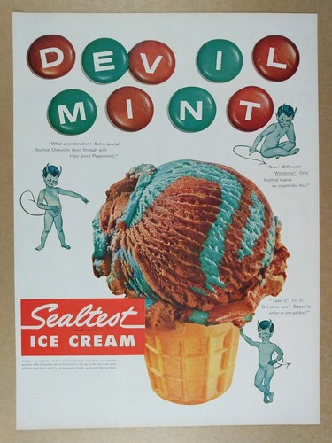 1954 sealtest devil mint ice - mint,