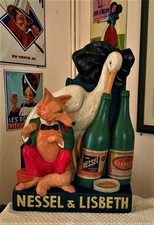 Plâtre publicitaire NESSEL & LISBETH  43x31x10cm