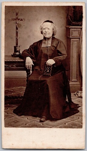 Cdv 1865 abbé - cdv,