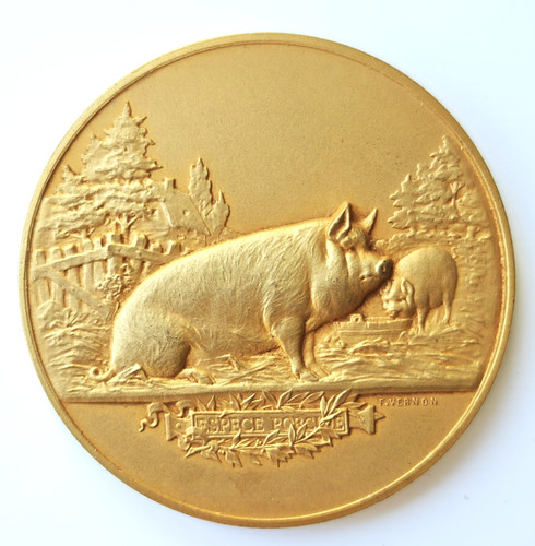 Médaille ancienne agricole