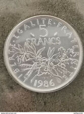 5 FRANCS SEMEUSE 1986 FDC