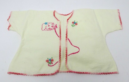 Vintage baby doll - baby, cream