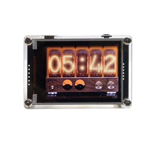 Horloge musical vu meter - 2x(horloge,