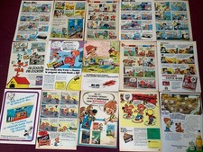 Boule et Bill publicités originales anciennes albums Dupuis novotel treets kodak