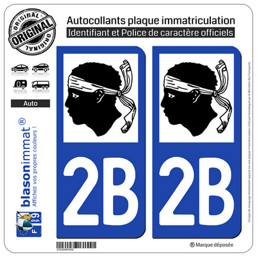 Stickers autocollant plaque - 2,