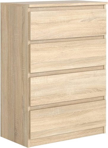 Commode chêne sonoma mat avec - commode,