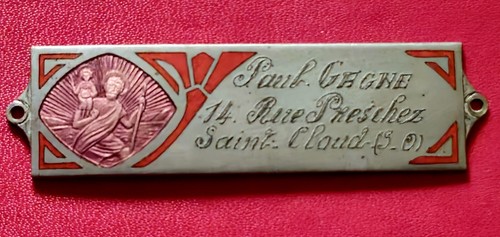 Saint christophe belle plaque - saint,