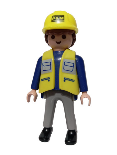 Playmobil figurine ouvrière - playmobil,