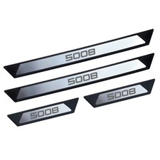 Plaque éraflante de seuil de porte pour Peugeot 5008 III 2024 + protection in...