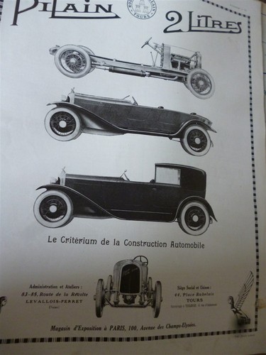 Rolland pilain automobile - pilain,