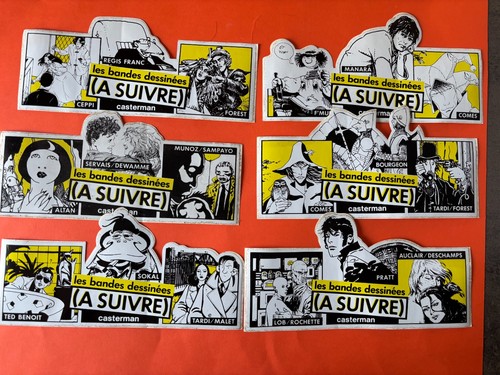 Lot autocollants suivre - lot, 6
