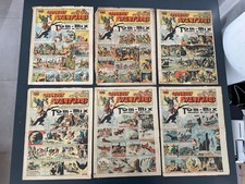 6 LES GRANDES AVENTURES N° 26.39.44.45.46.50 de 1941 TOM MIX CALVO périodique R