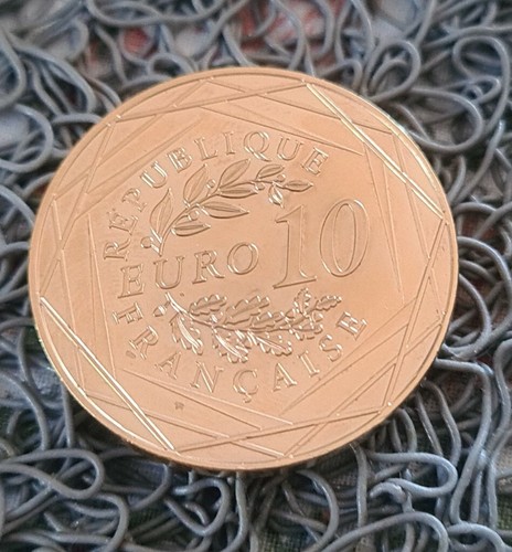 Pièce argent france euros - france, 10