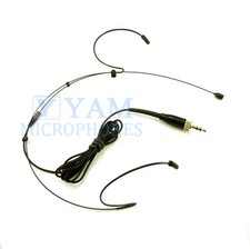 Double Hook Black Headset Mic