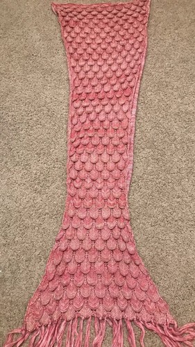 Hand crocheted mermaid - hand, tail