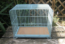 Ancienne petite Cage à oiseaux en Métal Vintage