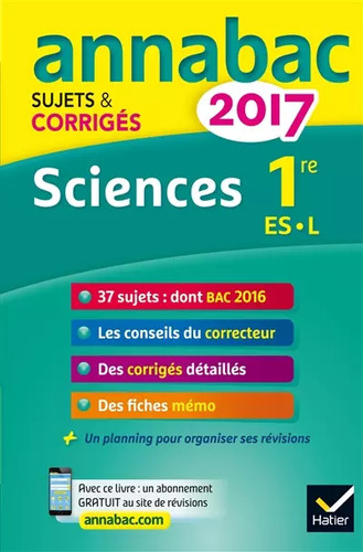 Annales annabac 2017 sciences - annales,