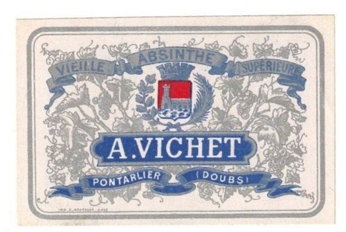 Ancienne étiquette absinthe - ancienne,