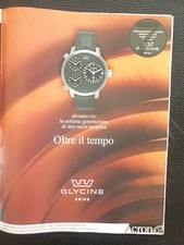 6/2003 PUB GLYCINE AIRMAN SWISS WATCH MONTRE ACRON ORIGINAL ITALIAN AD
