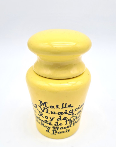 Pot moutarde ancien maille - pot,