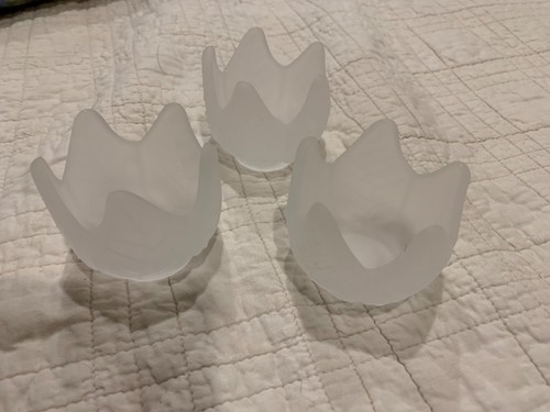 Partylite frosted lotus - frosted,