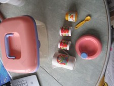 lot dinette + vanity Berchet vintage