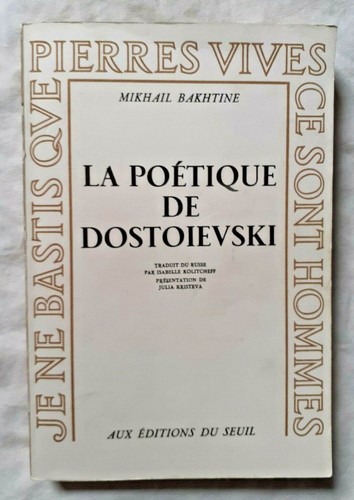 Poétique dostoievski - la, de
