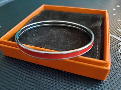 Hermes paris red enamel - paris,