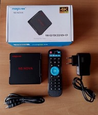 Rare Smart TV Box 4K UHD Magicsee N5 Nova Ram-4GB Rom-32GB Android 9 Complet